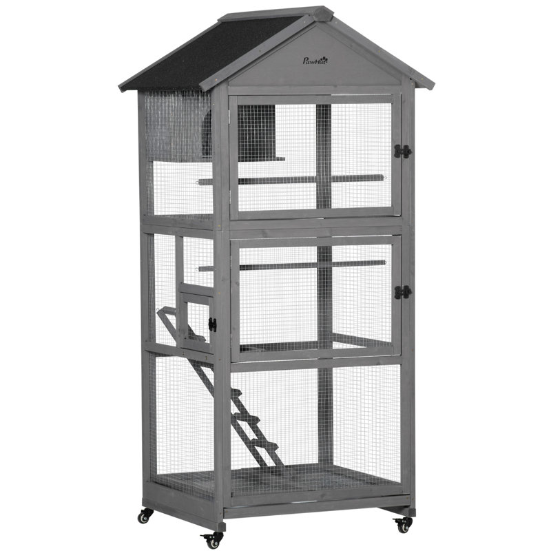 Enclosed shops bird cage